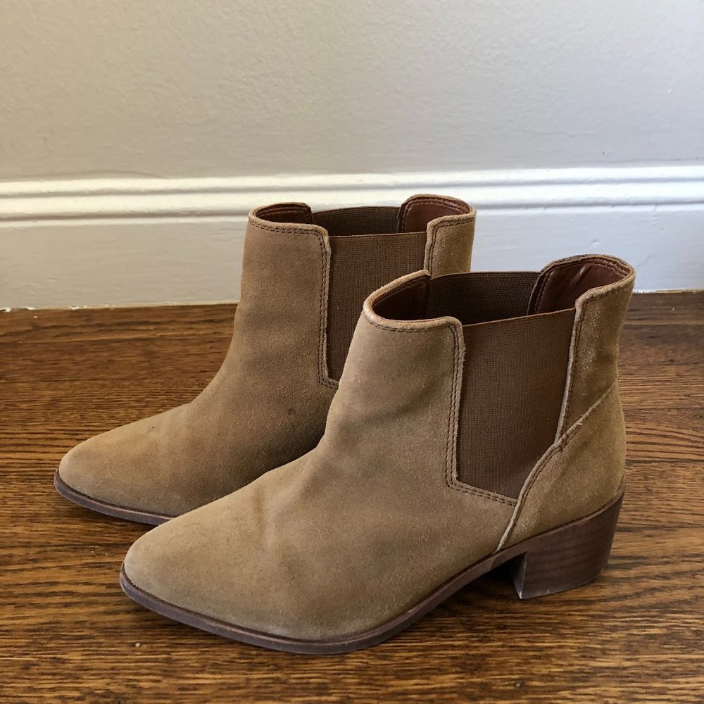 ASOS Tan Chelsea Booties